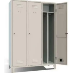 Armadio Spogliatoio 3 posti da lavoro 120X50X18 Logica 203EP