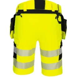 Bermuda da Lavoro Alta Visibilità Portwest Holster DX4 Stretch DX446