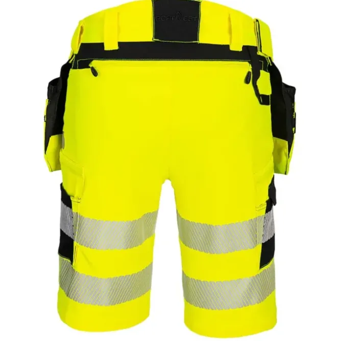 Bermuda da Lavoro Alta Visibilità Portwest Holster DX4 Stretch DX446