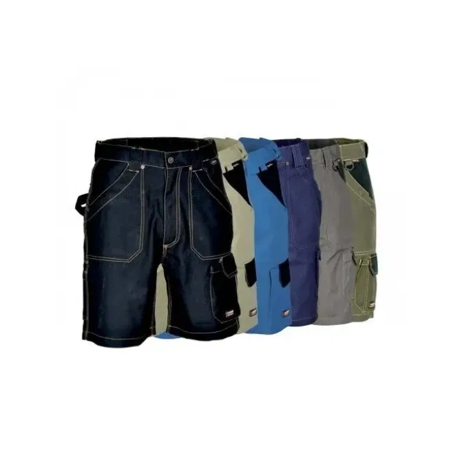 Bermuda da Lavoro Cofra Multitasche Saragossa 100% Cotone Canvas V057-0-05