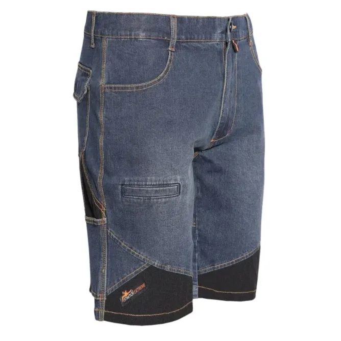Bermuda da lavoro Extreme Issa Line 8839B Stretch estivi jeans leggeri