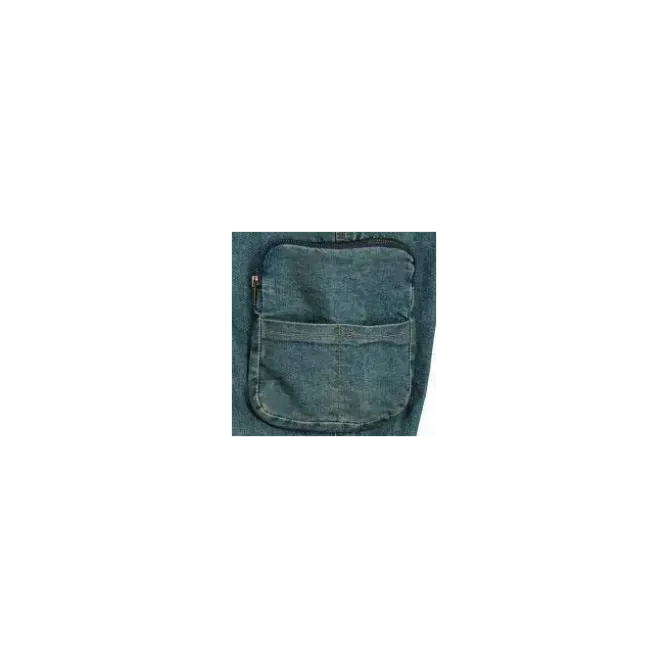 Bermuda Jeans da Lavoro Stretch Elasticizzati Multitasche Cofra Havana V157-0-00A