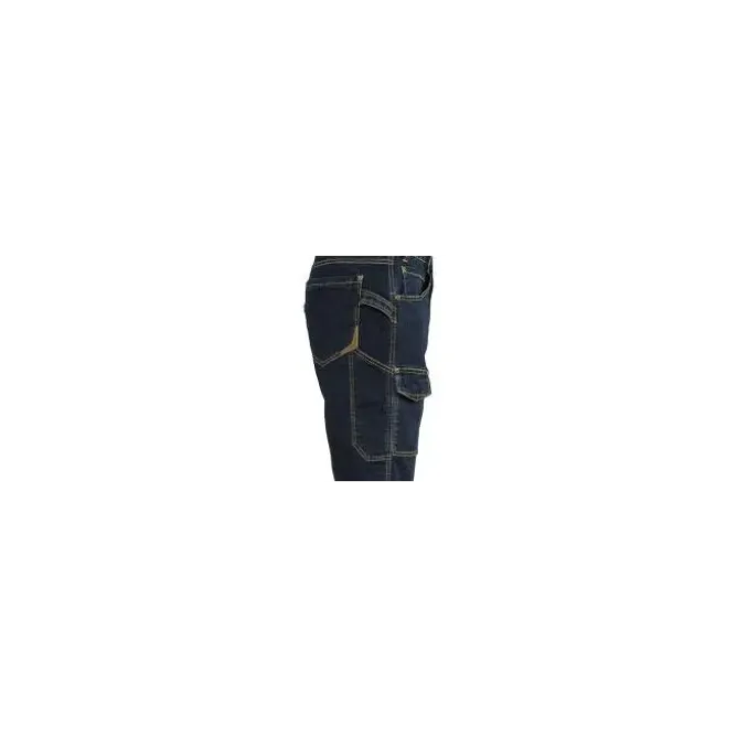 Bermuda Jeans da Lavoro Stretch Elasticizzati Multitasche Cofra Manacor V497-0-00