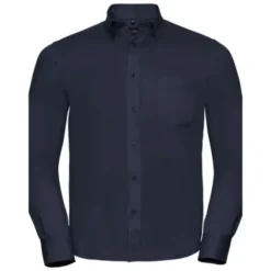 Camicia Da Lavoro Classica a Maniche Lunghe in Twill Russell - JE916M