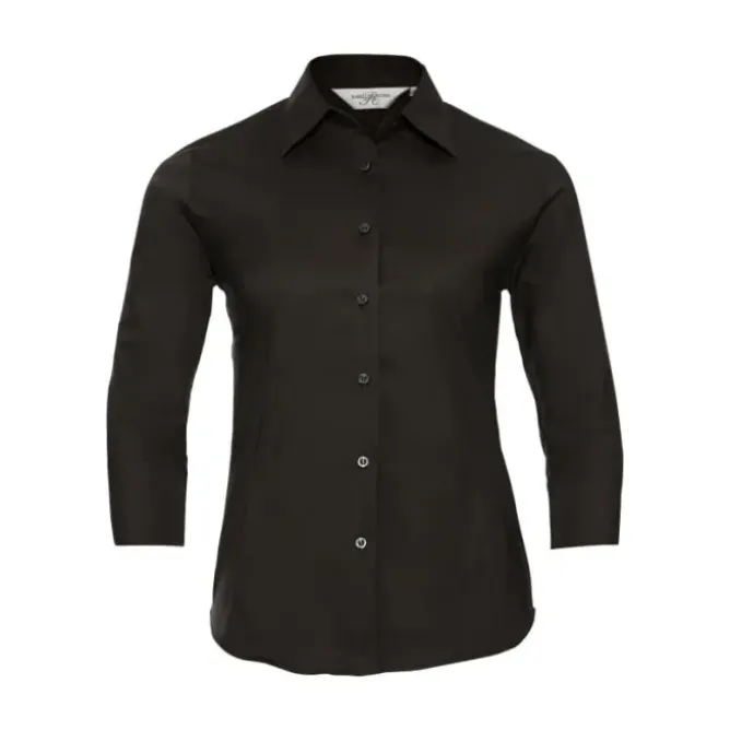 Camicia Da Lavoro con Maniche 3/4 Easy Care da Donna Russell - JE946F