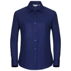 Camicia Da Lavoro Easy Care Oxford a Maniche Lunghe da Donna Russell - JE932F
