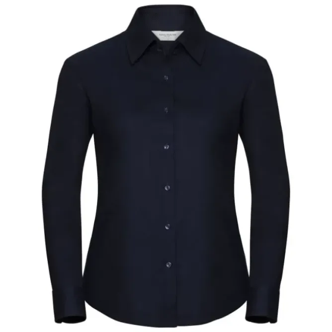 Camicia Da Lavoro Easy Care Oxford a Maniche Lunghe da Donna Russell - JE932F