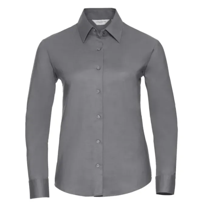 Camicia Da Lavoro Easy Care Oxford a Maniche Lunghe da Donna Russell - JE932F