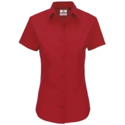 Camicia Da Lavoro Heritage Manica Corta da Donna B&C Collection - BCSWP44