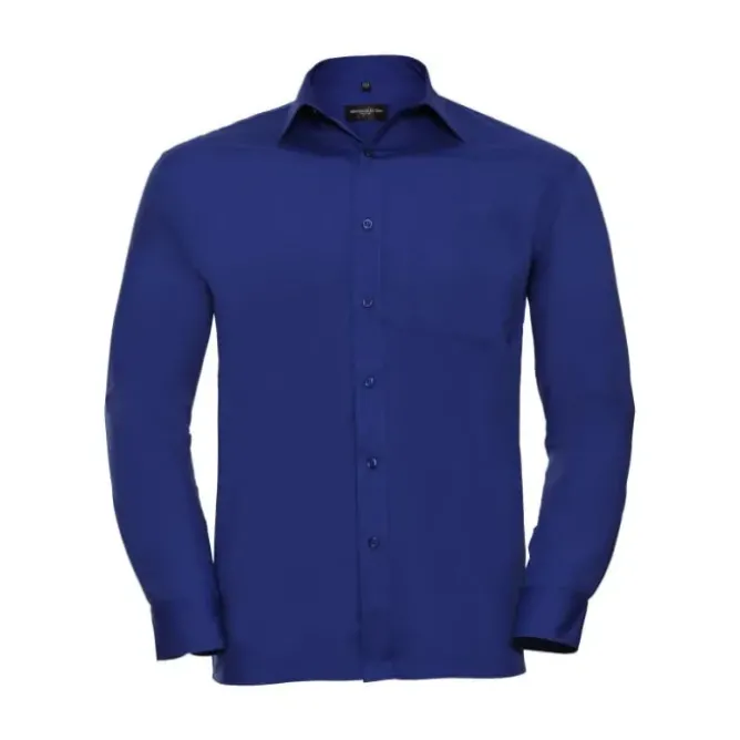 Camicia Da Lavoro in Policotone a Maniche Lunghe Russell - JE934M