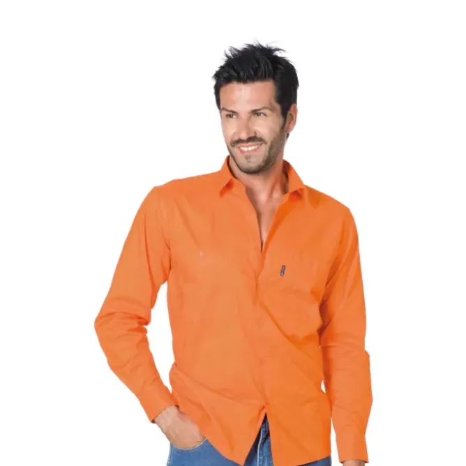 Camicia da lavoro Manica Lunga 100% cotone Logica 8164