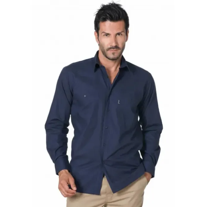 Camicia da lavoro Manica Lunga 100% cotone Logica 8164