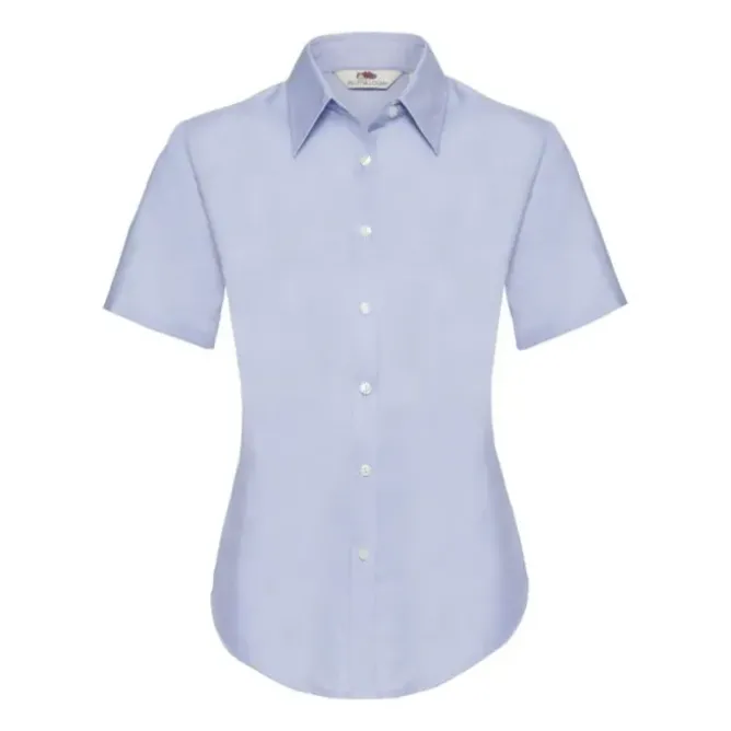 Camicia Da Lavoro Oxford da Donna Manica Corta Fruit Of The Loom - FR650000
