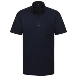 Camicia Da Lavoro Oxford Easy Care a Maniche Corte Russell - JE933M