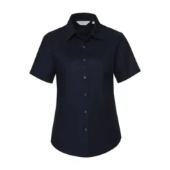 Camicia Da Lavoro Oxford Easy Care a Maniche Corte da Donna Russell - JE933F