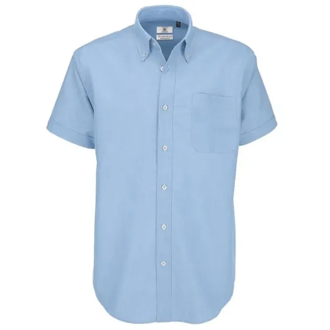 Camicia Da Lavoro Oxford SSL Manica Corta B&C Collection - BCSMO02
