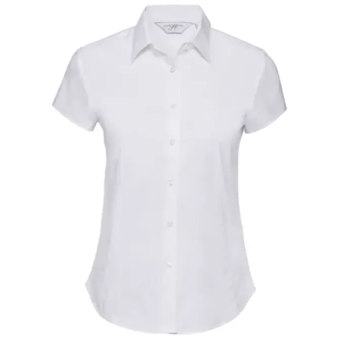 Camicia Da Lavoro Stretch a Maniche Corte da Donna Russell - JE947F