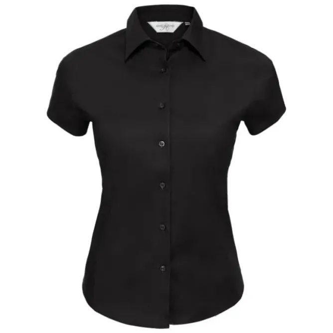 Camicia Da Lavoro Stretch a Maniche Corte da Donna Russell - JE947F