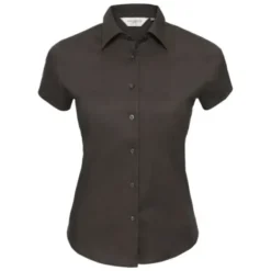 Camicia Da Lavoro Stretch a Maniche Corte da Donna Russell - JE947F