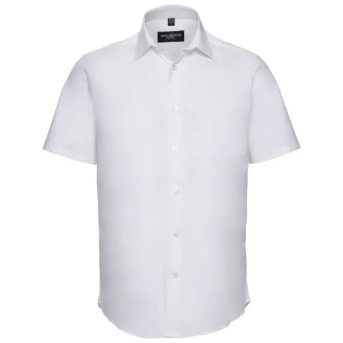 Camicia Da Lavoro Stretch a Maniche Corte Russell - JE947M