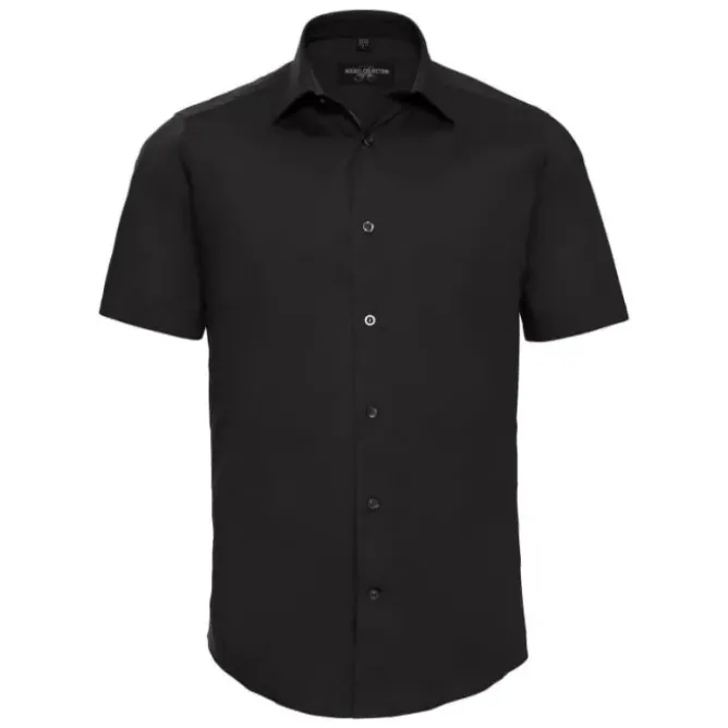 Camicia Da Lavoro Stretch a Maniche Corte Russell - JE947M