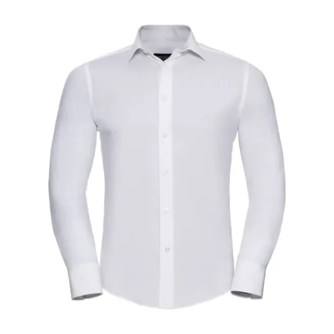 Camicia Da Lavoro Stretch a Maniche Lunghe Russell - JE946M