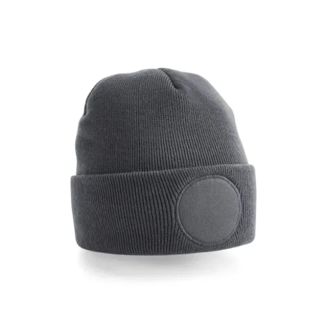 Cappello Circular Patch Beanie Beechfield - B446