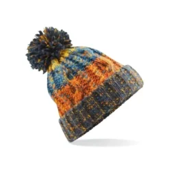 Cappello Corkscrew Pom Pom Beanie Beechfield - B486