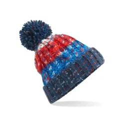 Cappello Corkscrew Pom Pom Beanie Beechfield - B486