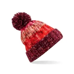 Cappello Corkscrew Pom Pom Beanie Beechfield - B486