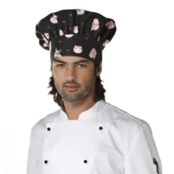 Cappello da Lavoro Cuoco 100% Cotone Giblor's Toque 10M416