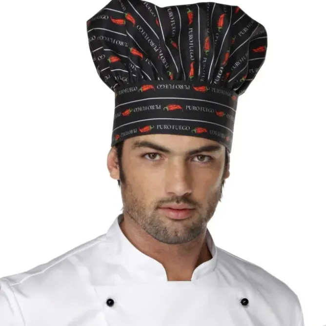 Cappello da Lavoro Cuoco 100% Cotone Giblor's Toque 10M416