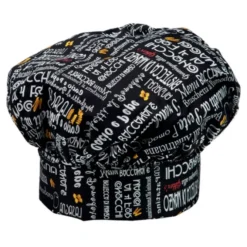 Cappello da Lavoro Cuoco 100% Cotone Giblor's Toque 14P05I483