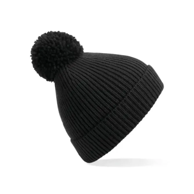 Cappello Engineered Knit Ribbed Pom Pom Beanie Beechfield - B382