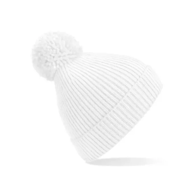 Cappello Engineered Knit Ribbed Pom Pom Beanie Beechfield - B382