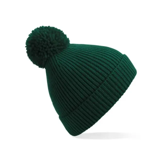 Cappello Engineered Knit Ribbed Pom Pom Beanie Beechfield - B382