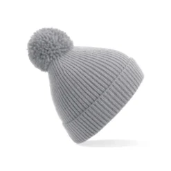 Cappello Engineered Knit Ribbed Pom Pom Beanie Beechfield - B382
