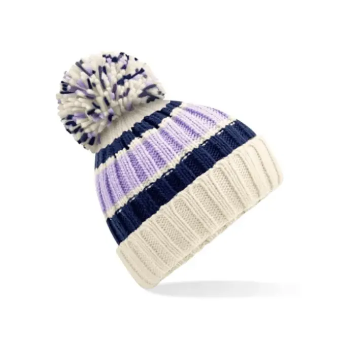 Cappello Hygge Striped Beanie Beechfield - B392