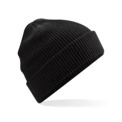 Cappello Organic Cotton Waffle Beanie Beechfield - B52N