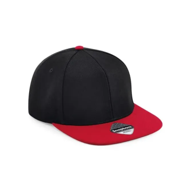 Cappello Original Flat Peak 6 Pan. Snapnack Beechfield - B661
