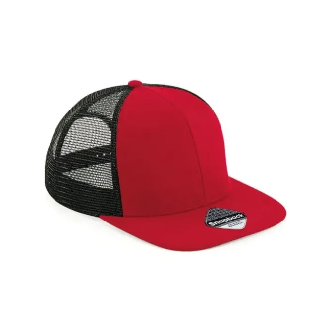 Cappello Original Flat Peak 6 Pan. Trucker Beechfield - B664