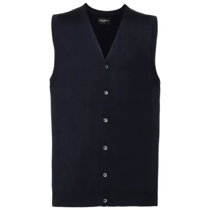 Cardigan Da Lavoro senza Maniche con Scollo a V Russell - JE719M