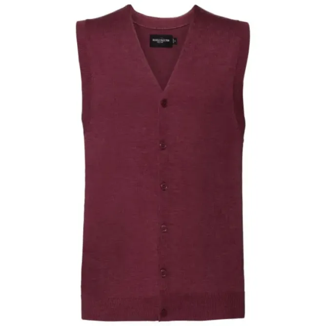Cardigan Da Lavoro senza Maniche con Scollo a V Russell - JE719M