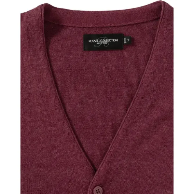 Cardigan Da Lavoro senza Maniche con Scollo a V Russell - JE719M