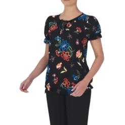 Casacca da Lavoro Giblor's Luana floreale Lady 18P02K034