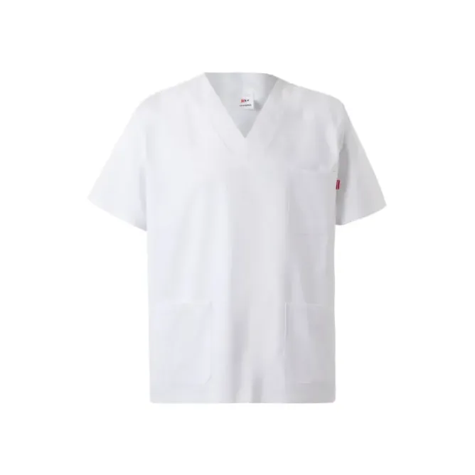 Casacca Sanitaria da Lavoro 100% Cotone Multitasche Velilla 535205