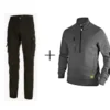Completo da lavoro Pantaloni da lavoro Diadora Multitasche Win II & Felpa da lavoro Mezza zip Diadora Sweatshirt HZ Litework