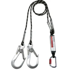Doppio Cordino da Lavoro Anticaduta Cofra Cruxon A021-1118