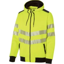 Felpa con cappuccio e zip da Lavoro Alta Visibilità Molinel Luklight 0482.9999.065