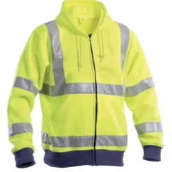 Felpa da Lavoro Alta visibilità Zip Intera con Capuccio P&P Loyal AVC17 300